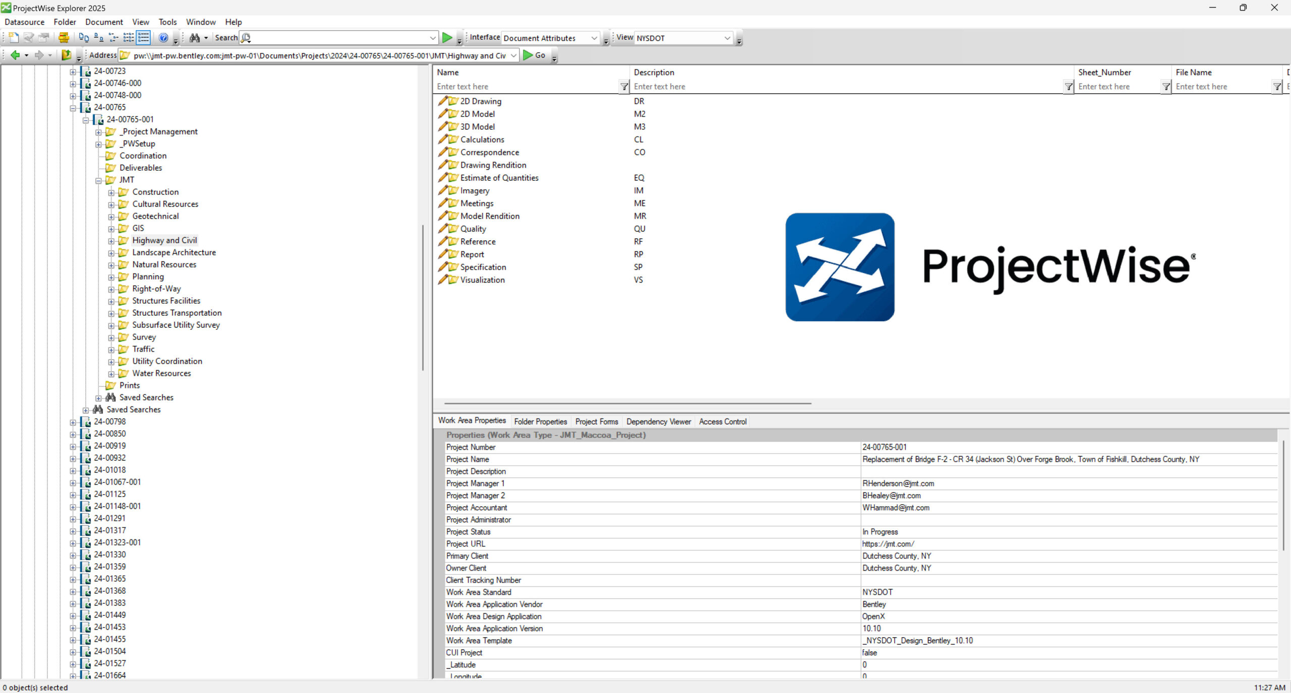 JMT – Bentley ProjectWise Implementation